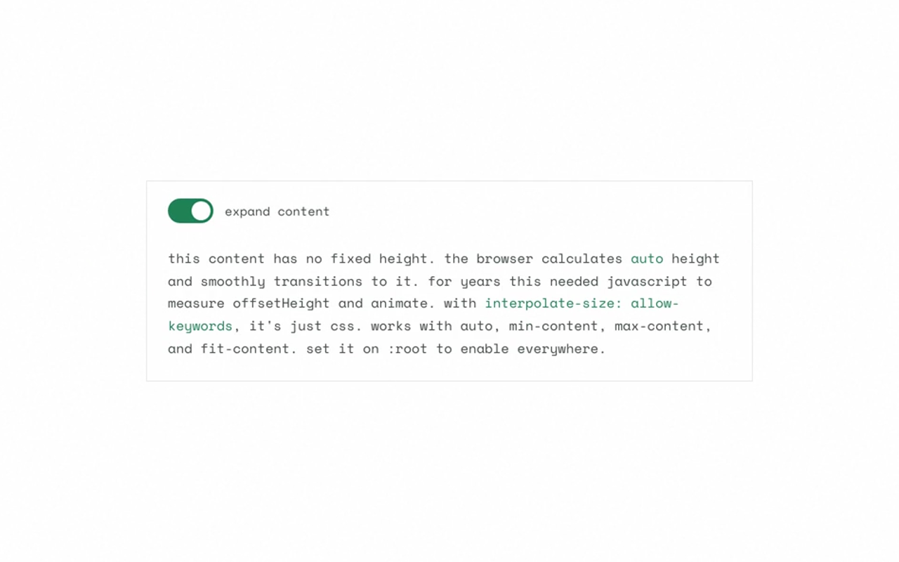 Animate to height: auto preview